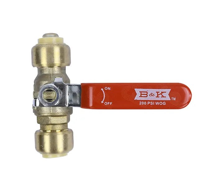 Válvula de esfera conexion rápida 1/2" B&K