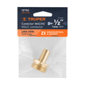 Conector macho para manguera espiga 1/2