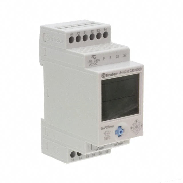 Timer 16 amp 110...240V AC/DC Finder Serie 84.