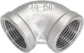 Codo 90° Acero inoxidable 304 3/4"