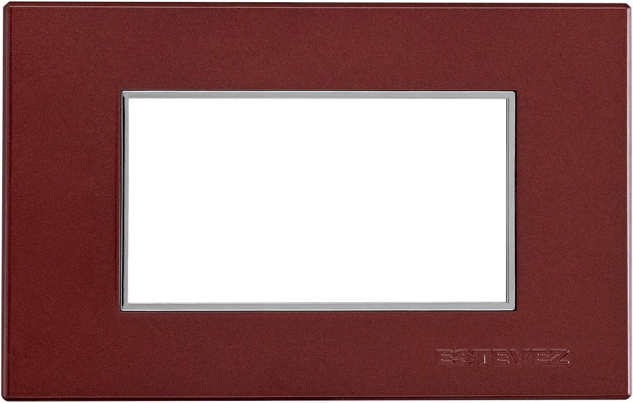 Placa color vino Estevez linea Omega